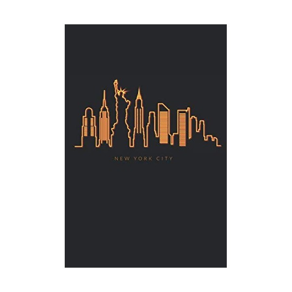New York City: 6x9 Lined Writing Notebook Journal, 120 Pages