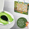 Portable Potty Training Seat with Dinosaur Theme Training Chart for