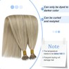 YoungSee Nano ring Real Hair Extensions 60 cm Blonde with