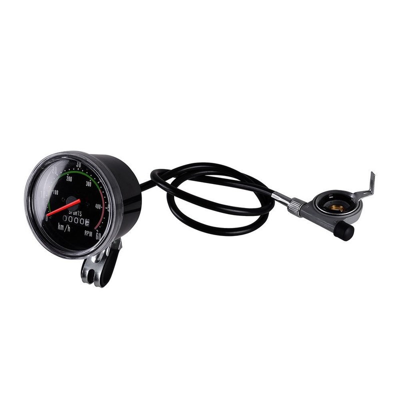 VOANZO Universal Bike Computer Bicycle Speedometer Odometer Mechanical Cycling Round