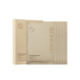 Veramore 브라이트닝 톤업 마스크팩 25ml 5매 Brightening Tone-Up Mask Pack 25ml 5 Sheets
