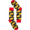 Belloxis Men’s Colourful Socks with Motif, Cuddly, Cotton Calf Socks,