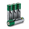 Velamp R6/4BP Pila Zinco Carbone Stilo R6 AA, 1.5V, Verde