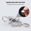 24 Pcs Set of Curtain Clips, Stainless Steel Curtain Hooks,