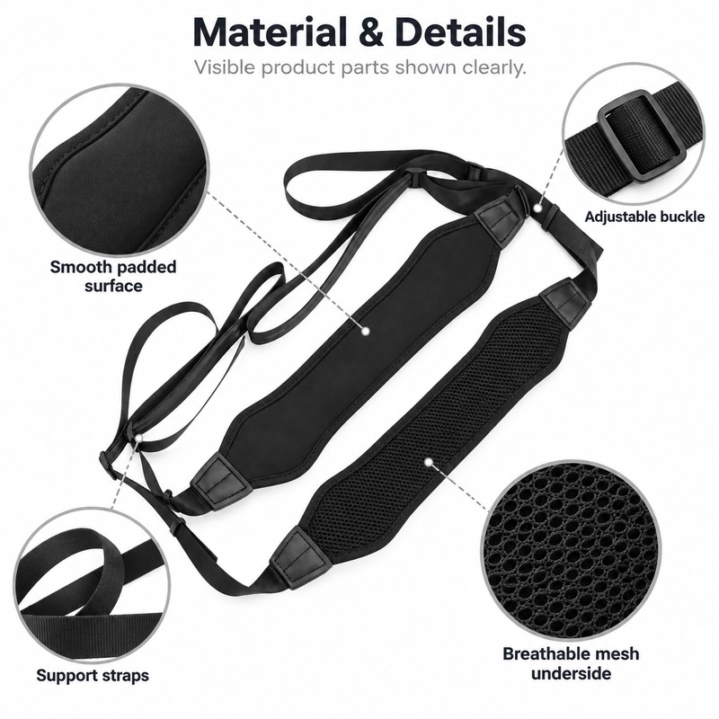 Tuba Shoulder Strap for Brass Instrument Support – Easy-Clean Carrying