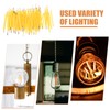 HOLIDYOYO 100pcs Warm Edison Bulb LED Filament Flexible Lamp Parts