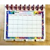 Handmade Lined Month Calendar Undated Dashboard Insert 4 use with