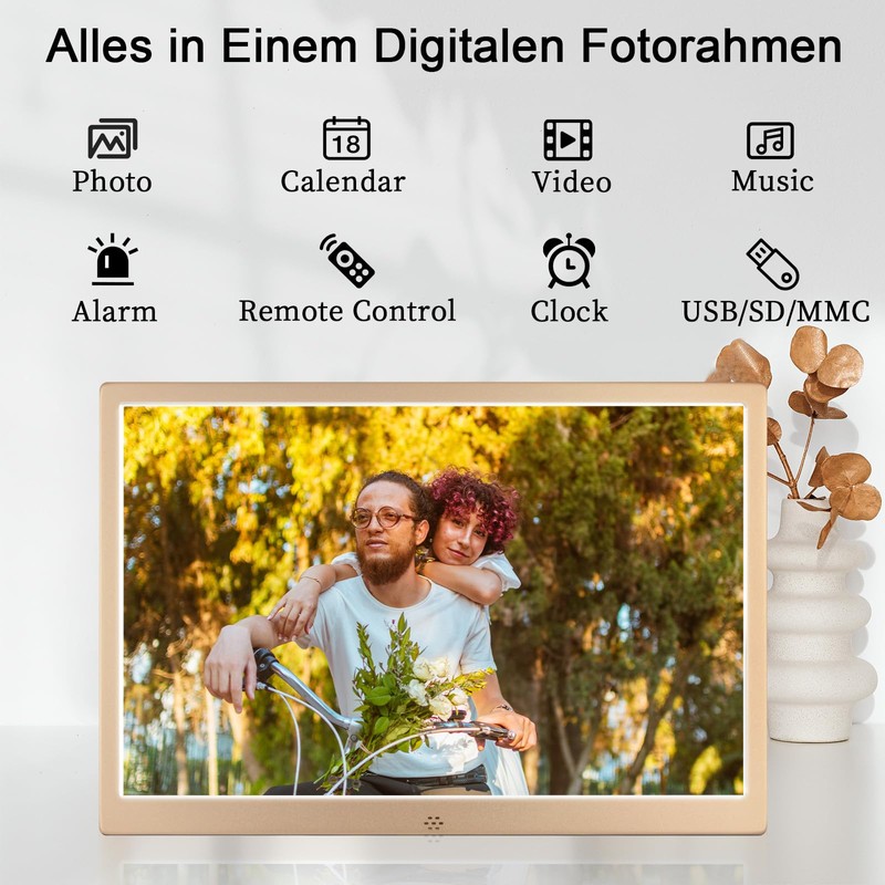 TSITSC 12 Inch Digital Photo Frame, 1280 x 800 IPS