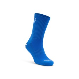 Tiscal Sports Football Grip Socks for Kids & Adults | 3 Sizes UK 1-4, UK 5-8 & UK 9-13 | Multiple Colours White, Black, Blue, Red & Navy | Anti Slip Anti Blister Grip Socks | Perfect For Rugby Yoga