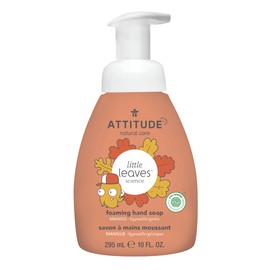ATTITUDE Natural Foaming Hand Soap for Kids, Hypoallergenic Plant- and Mineral-Based Formula, Vegan and Cruelty-free, EWG Verified, Mango, 10 Fl Oz (14058) (Pack of 6)
