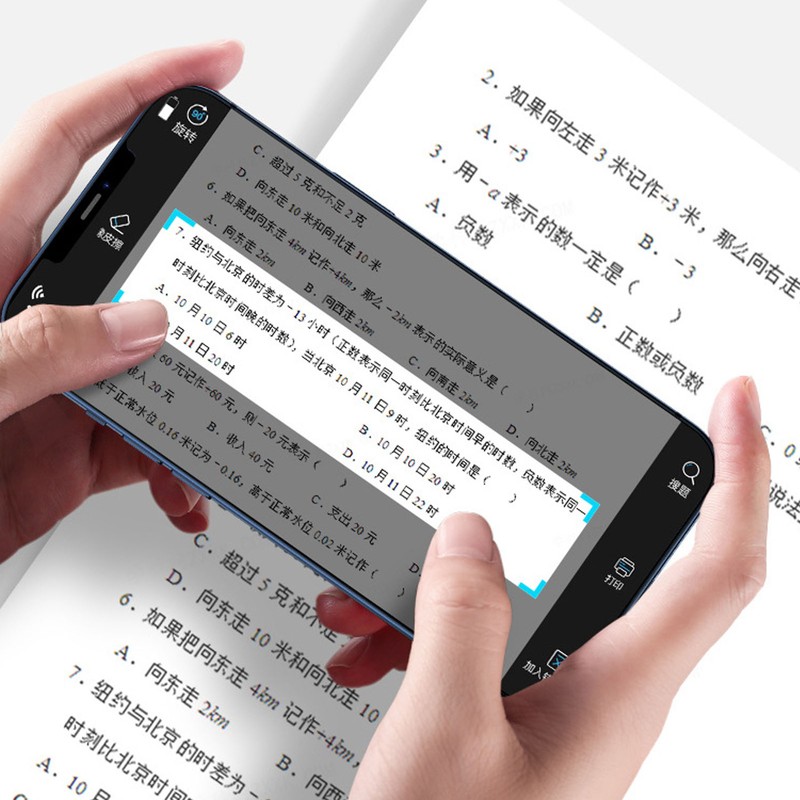 Mini Printer Bluetooth Connection Inkless Printing Portable Pocket Printer for