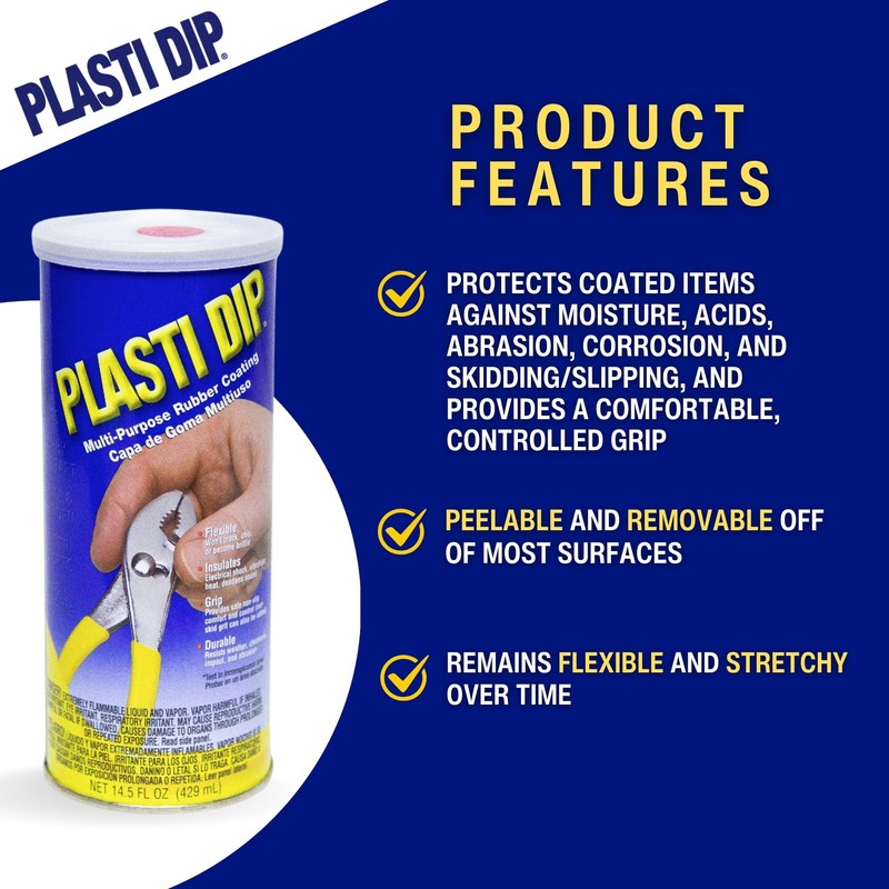 Plasti Dip Red Liquid Rubber Dip Can 14.5 Oz for