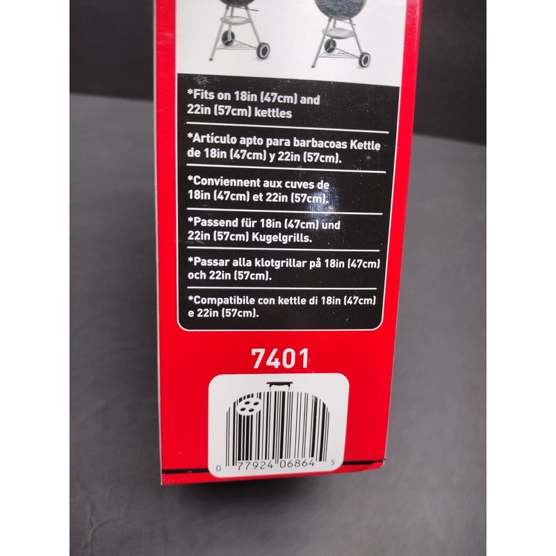 Weber BBQ Grill Tool Holder 7401 18.5 and 22.5" Charcoal