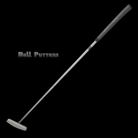 Bell II 410 No-Offset RH Center Shaft Golf Putter-Winn Jumbo Grip-32"-38" Matte - 36"