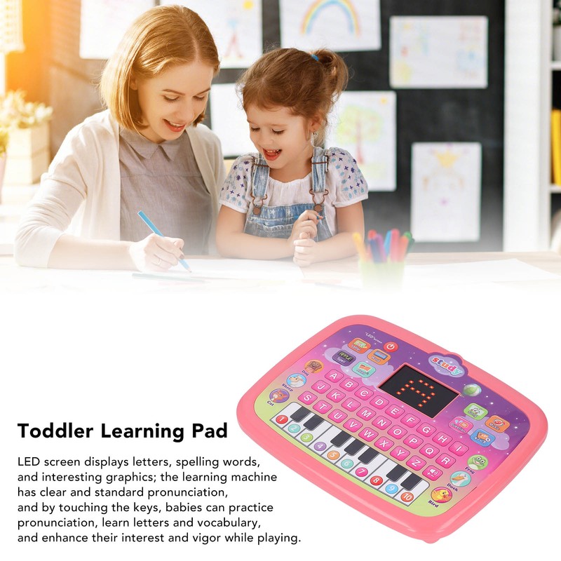 Kids Talking Tablet Early Education Toddler Learning Pad Smarty Learning