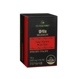 Nutricore (현대백화점)뉴트리코어셀레늄(300mgX60정)(2개월분) Hyundai Department Store Nutricore Selenium (300mg X 60 Tablets) (2-Month Supply)