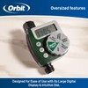 3-Pack Orbit 62061N Single-Outlet Hose Watering Timer, 1 Outlet, Green