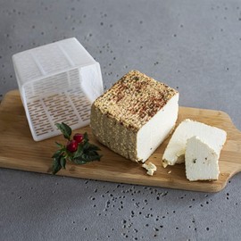 Browin 411313 Cheese Mould 500 g For Dairy Rennet Ricotta Cheese Making 11 x 11 x 8.5 cm