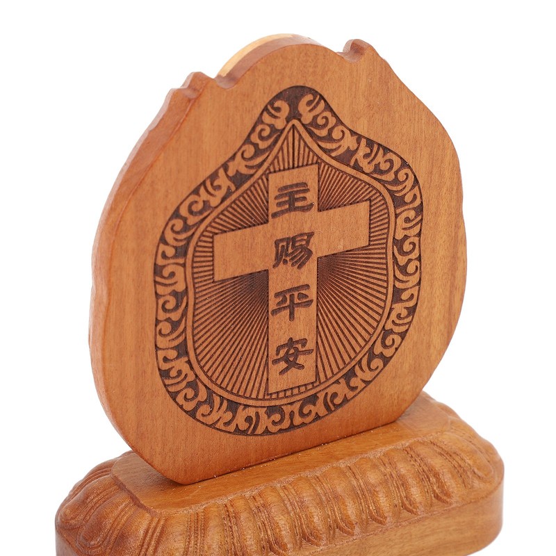 Wooden Holy Family Figurine Statue Exquisite Delicate Durable Stable Beech