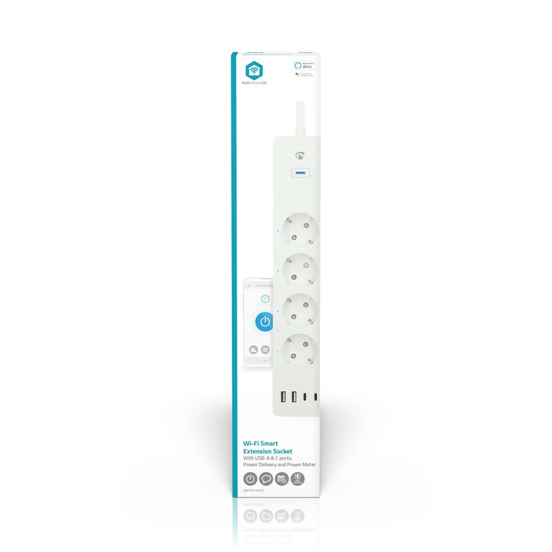 Nedis SmartLife Power Strip - Wi-Fi - Hybrid (CEE 7/7)