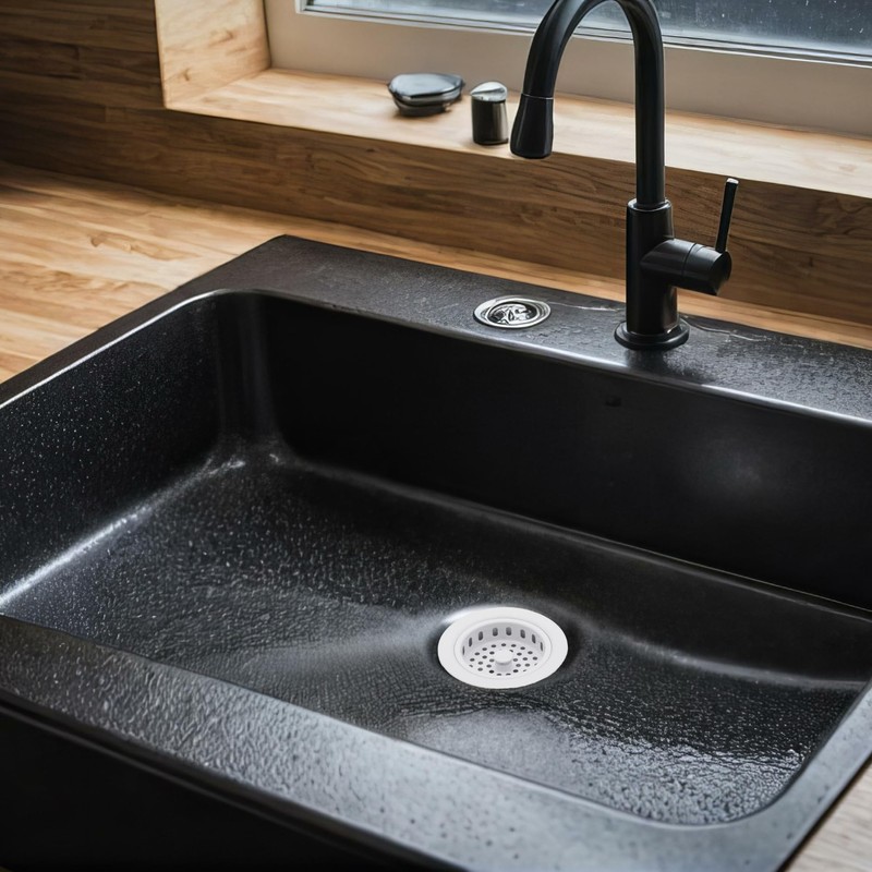 Westbrass R214-50 3-1/2-Inch Large Post Style Kitchen Sink Basket Strainer,