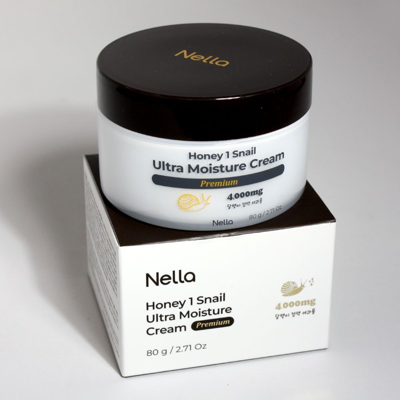 Honey One Snail Premium Snail Snail Moisturizing Cream 80g 1+1