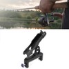 Adjustable 360-Degree Rotation Nylon Plastic Clamp Fishing Rod Mount Holder