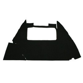 54-59 Type 1 Sedan & Conv. Trunk Carpet, 1-Piece, Black