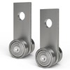 Trolley Assembly,2 Wheel Trolley Rollers for Use with 1-5/8" Wide