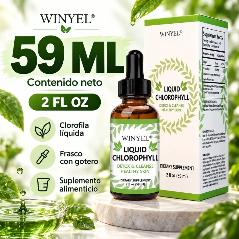 General - Winyel Gotas Clorofila Líquida Suplemento Natural