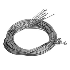 AUTUUCKEE 10 PCS 1.75m Bike Brake Cable, Universal Inner Bicycle Brake Cable, Inner Wire Cable Replacement, Bicycle Brake Inner Wire Cable for Common Bikes Mountain Bikes City Bikes