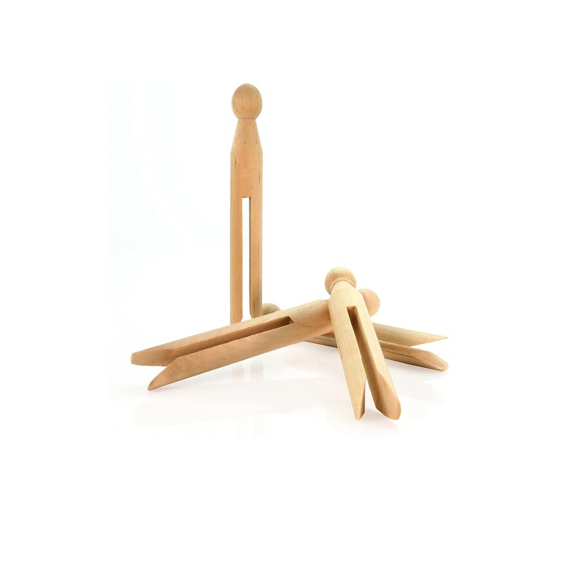 24pc Wooden Dolly Pegs