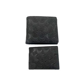 Coach Wallet/Wallet, Men's, Bifold Wallet, Small Goods Box, Printed black