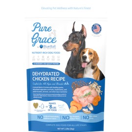 Blue Ball Pet Nutrition Pure Grace Dehydrated Chicken Recipe Dog Food