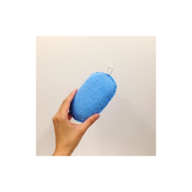 OHE Body Sponge, Blue, Approx. Height 5.7 x Width 3.7