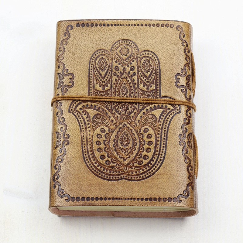 Leather Notebook - Light Brown - Sketchbook - Diary -