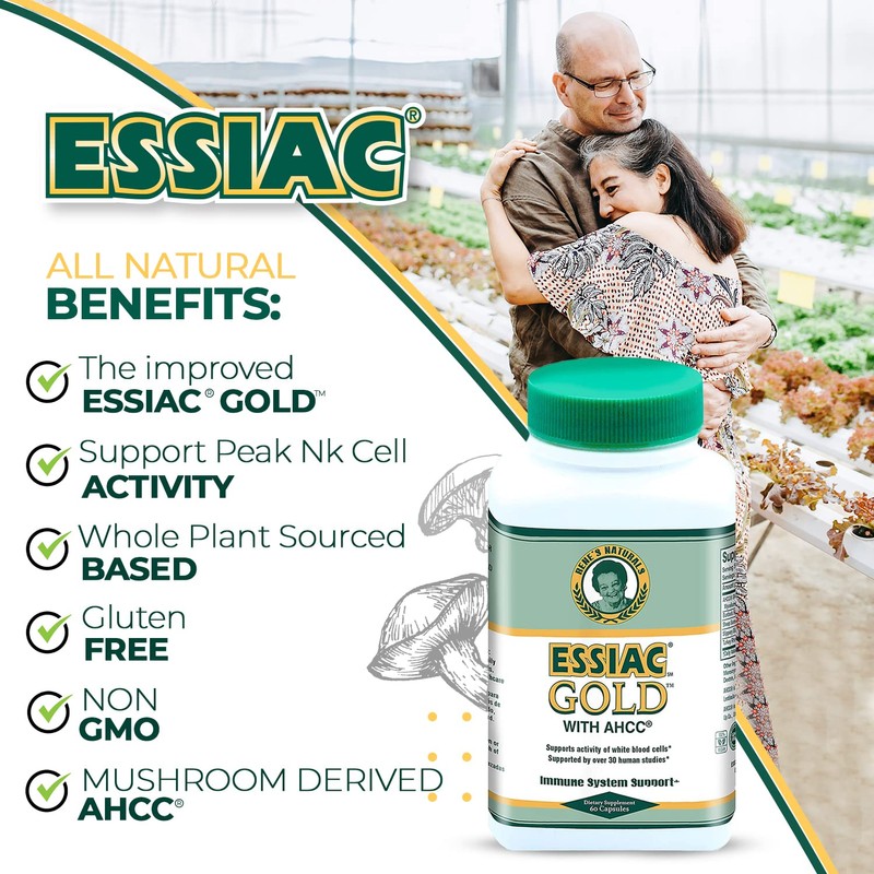 Essiac Gold® with AHCC® – Premium Immune System Booster –