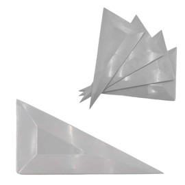 5PCS Car Window Tint Squeegee, Corner Squeegee Vinyl Wrap Tool Kit, Triangle Squeegee Card Scraper Window Tint Tool for Car Wrapping and Window Film Installation Application (Grey)