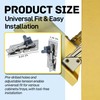 Hxszk LD-0220-50SC Soft-Close Pivot Hinges 2-Pack, Silent Tip Out Tray