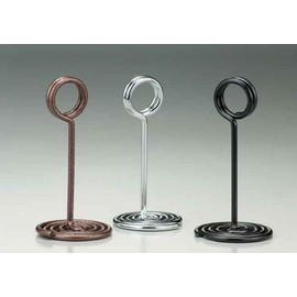 American Metalcraft NSC12 12" Chrome Swirl Base Number Stand
