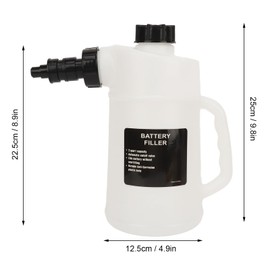 2 Litre Battery Filler Car Battery Filler Jug No Drip Auto Shut Off Valve Auto Stop Water Saving Dripfree Auto Shutoff Valve Dripfree Auto Shutoff Valve for Car Truck Rv Cart