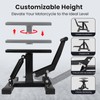 Motorcycle Jack Lift Stand 400 lbs Capacity, Heavy Duty Steel