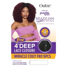 Outre Purple Pack Boutique - Miracle Coily Fro 5PCS (DR COPPER ORANGE)