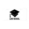 CafePress Law School Graduation Aluminum License Plate, Front License Plate,