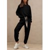PRETTYGARDEN Women's 2 Piece Tracksuit Outfits Casual Long Sleeve Top
