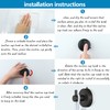 DGYB Suction Cup Hooks for Shower Black Bathroom Hooks Suction