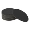 X AUTOHAUX Sandpaper Hook & Loop Sanding Sheets 125x125mm Black