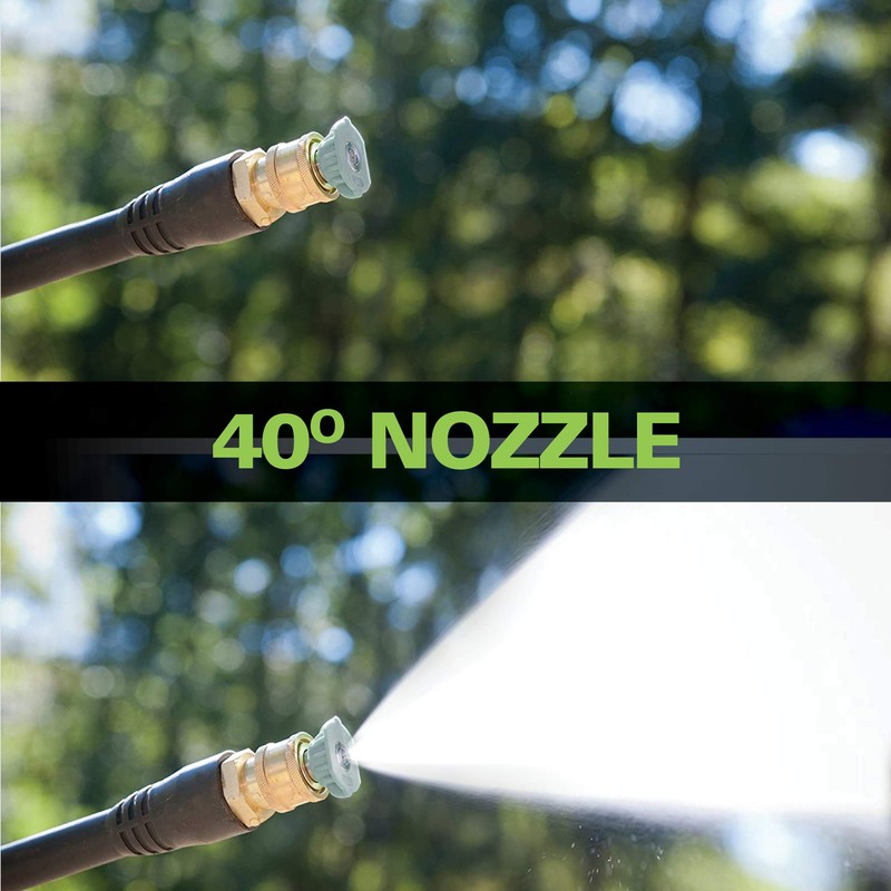 Greenworks Universal Pressure Washer Nozzle Tips (4 Pack) 5201502