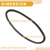 Partuto Drive Belt Motorcycle V-Belt for Suzuki UU125 UU125T-2 UY125T