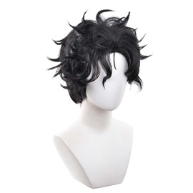 LVMEY Ken Takakura Cosplay Wig, Danda Dan, Cosplay, Okarun Wig, Disguise, Heat Resistant Wig, Wig, Cosplay Costume, Comic Event, Halloween, School Festival, Cultural Festival, Cosplay Accessory